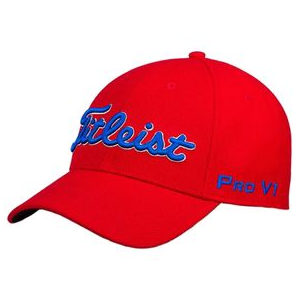 Titleist Tour Elite Fitted Cap Hat Royal / Red / Navy One Size