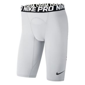 Nike Pro Baseball Slider Short - Men's Wolf Grey / Black / Black XL