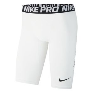 Nike Pro Baseball Slider Short - Men's White / Wolf Grey / Black L