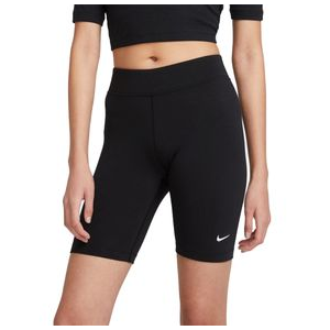 Nike Essential Mid-Rise Bike Short - Women's Black / White XS Regular