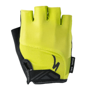 Specialized Body Geometry Dual-gel Short Finger Glove - Men's Hyper Green L