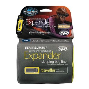 Sea to Summit Expander Travel Liner - Long Navy Blue One Size