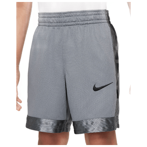 Nike Dri-fit Elite Basketball Short - Boys' Smoke Grey / Black L
