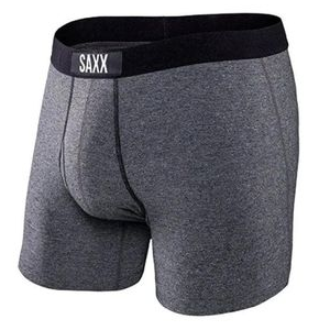 Saxx Vibe Super-Soft Boxer Brief - Men's Salt & Pepper S 5" Inseam