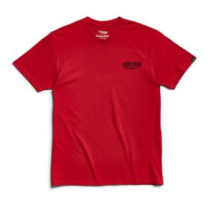 Sitka Signage Tee Shirt - Men's Cardinal L