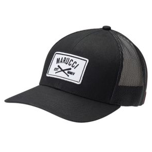 marucci Cross Patch Snapback Hat - Men's BLACK One Size