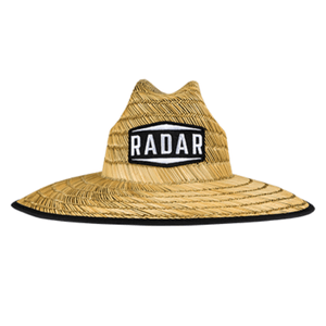 Radar Paddler's Sun Hat Tan Straw / Wave Nylon One Size
