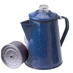 GSI Outdoors Enamelware 12-Cup Percolator BLUE 12 Cup