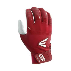 Easton Walk-off Batting Gloves - Youth White / Red M