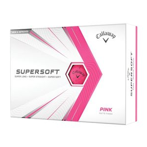Callaway Golf Supersoft Matte Golf Ball (12 Pack) Pink 12 Pack