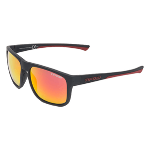 Tifosi Swick Sunglasses Satin Black / Crimson Polarized