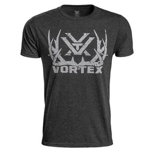 Vortex Muley Antler Short Sleeve Shirt - Men's CHARCOAL HEATHER XL