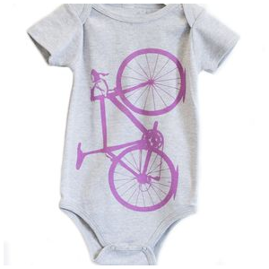 Vital Industries Bicycle Heather One Piece - Infant AMETHYST 3-6M