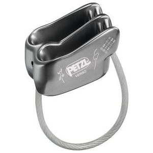 Petzl Verso Lightweight Belay Device Grey One Size