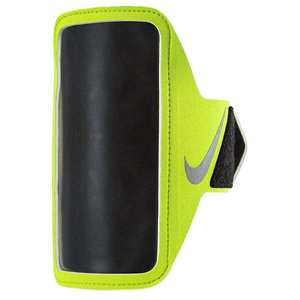 Nike Lean Running Arm Band Volt / Black / Silver One Size
