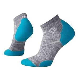 Smartwool PHD Run Light Elite Low Cut Sock - Women's Light Grey / Capri M 1 Pack