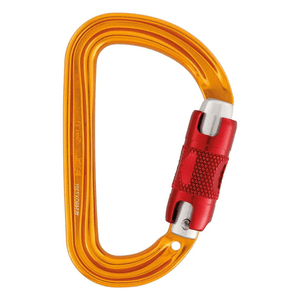 Petzl Sm'D Screw-Lock Twist Carabiner Yellow / Red