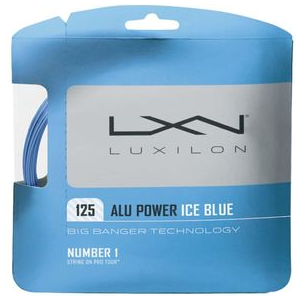 Luxilon Big Banger ALU Power 16L/1.25mm Tennis String - 40' Silver 16 125