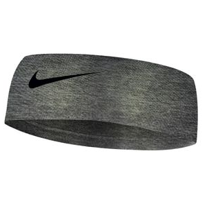 Nike Heathered Fury Headband Charcoal Heather / Black One Size