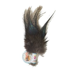 Hareline Dubbin COQ De Leon UV2 Perdigon Fire Tail Feathers Fl Natural