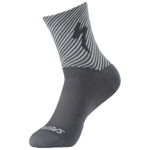 Specialized Soft Air Road Mid Sock Slate / Dove Gray Stripe M