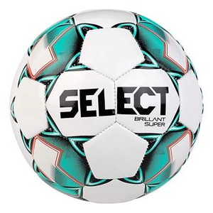 Select Brilliant Super Soccer Ball White / Green Mini