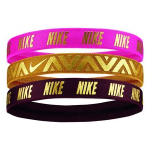 Nike Metallic Headbands - Women's Fu / Wh / El One Size 3 Pack