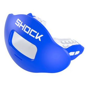 Shock Doctor Max Airflow Football Mouthguard Royal / White One Size