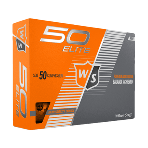 Wilson Fifty Elite Golf Ball (12 Pack) Orange