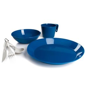 GSI Outdoors Cascadian Table Set Blue 1 Person