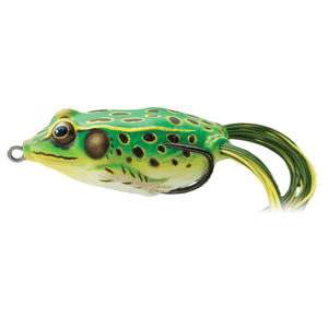 Live Target Hollow Body Frog Lure Fluorescent Green / Yellow 5/8 oz 2-1/4"