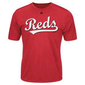 Majestic Baseball Shirt - Men's Reds M