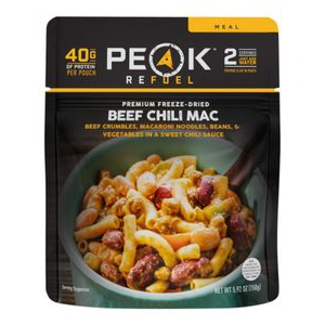 Peak Refuel Beef Chili Mac Freeze Dried Meal 659792