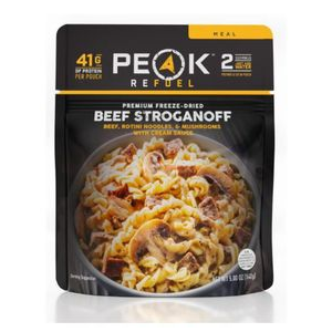 Peak Refuel Beef Stroganoff Freeze Dried Meal 2 Serving