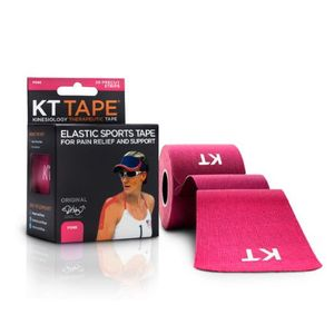 KT Tape Elastic Sports Kinesiology Therapeutic Tape - Uncut PINK 10 yd