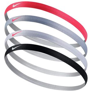 Nike Assorted Headband - 4 pack - Girls' Black / White / Racer Pink One Size 4 Pack
