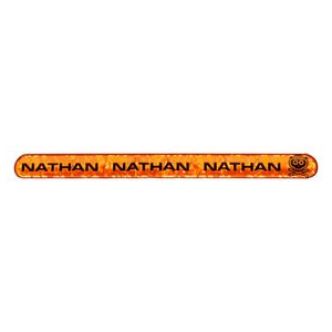 Nathan Reflex Reflective Snap Bands - Pack HI/OR