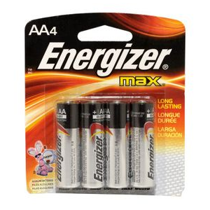 Energizer Max AA Battery 4/PK 4/PK C C