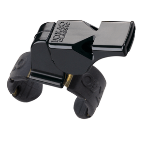 Fox 40 Classic Finger Grip Whistle BLACK One Size