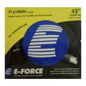 E-Force Platinum Racquetball String BLACK 17 Gauge