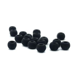 Firehole Tungsten Matte Beads BLACK 3 mm