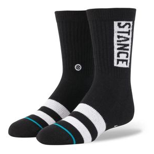 Stance OG ST Crew Sock - Youth BLACK M 1 Pack