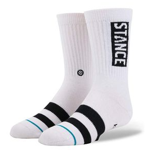 Stance OG ST Crew Sock - Youth WHITE L 1 Pack
