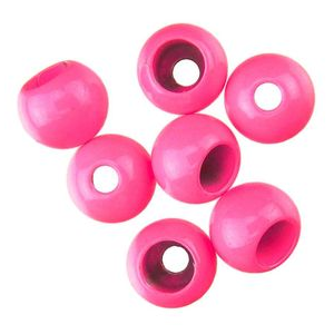 Hareline Mottled Tactical Tungsten Beads PINK 5/32" 3.8 mm