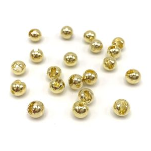 Hareline Slotted Tungsten Beads GOLD 3/32" 2.3 mm