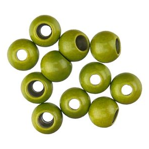 Hareline Mottled Tactical Tungsten Beads OLIVE 5/32" 3.8 mm