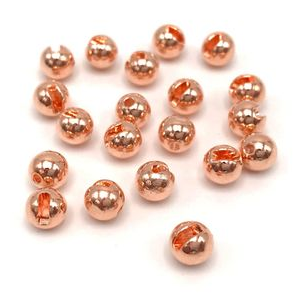 Hareline Slotted Tungsten Beads COPPER 7/64" 2.8 mm