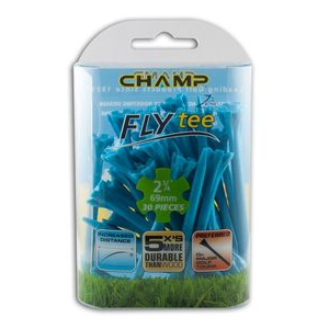 Champ Zarma Fly 2 Golf Tees Neon Blue 2 3/4"