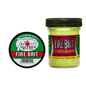 Pautzke Fire Bait Chartreuse / Garlic 1.5 OZ