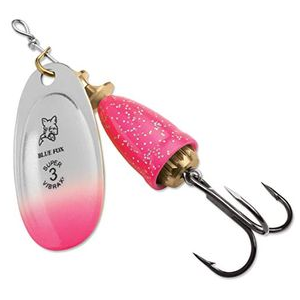 Blue Fox Classic Vibrax Lure Pink Chartreuse Candyback 3/16 oz #2 Blade